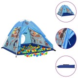 Cumpara ieftin Cort de joaca pentru copii cu 250 bile, albastru, 120x120x90 cm