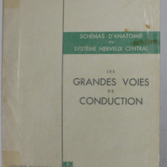 SCHEMAS D 'ANATOMIE DU SYSTEME NERVEUX CENTRAL - LES GRANDES VOIES DE CONDUCTION par ANDRE GUIBERT , 1965