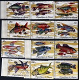 R.GUINEEA-PESTI TROPICALI-serie 12 V.MNH**-RG 152