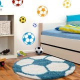 Covor Fun Turcoaz 100x100 cm