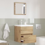 vidaXL Cabinet de depozitare pentru baie Stejar artizanal MDF Mediu