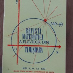 Revista matematica a elevilor din Timisoara Nr 1,2-1979