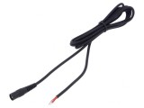 Cablu Alimentare DC 5.5/2.1 Soclu Drept Negru 2m