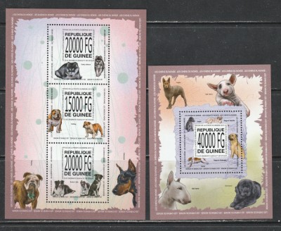 Guinea 2013 - Caini S/S 2v MNH foto