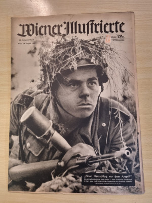 revista nazista austria 18 august 1943-art. foto de pe front,ucraina,razboiul foto