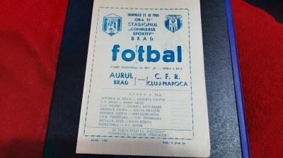 program Aurul Brad - CFR Cluj foto