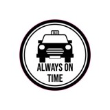 Abtibild &quot;ALWAYS ON TIME &quot; Cod:TAG 055 / T2 Automotive TrustedCars, Oem