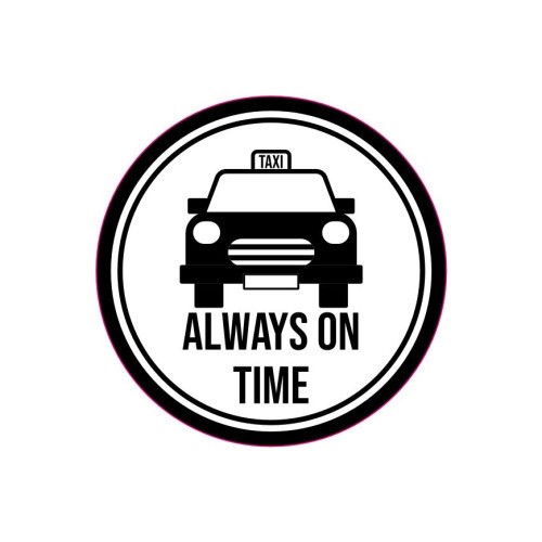 Abtibild &quot;ALWAYS ON TIME &quot; Cod:TAG 055 / T2 Automotive TrustedCars