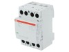 Contactor 4-poli 40A 24VAC/DC ABB Montare Sina DIN NOx4