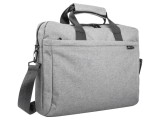 Laptop bag grey poliester 600D Usable dim: 400x40x275mm 15.6"