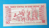 Bancnota Africa Guinea Bissau 50 Pesos serie AA315518 - UNC - Superba