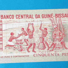 Bancnota Africa Guinea Bissau 50 Pesos serie AA315518 - UNC - Superba