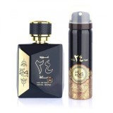 Set Oud 24 Hours, unisex, 100ml + deodorant 50 ml - inspirat din Black Orchid by Tom Ford