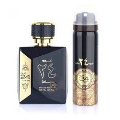Set Oud 24 Hours, Ard Al Zaafaran, unisex, 100ml + deodorant 50 ml - inspirat din Black Orchid by Tom Ford