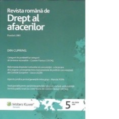 Revista Romana de DREPT AL AFACERILOR (nr.5 - iulie / 2009)