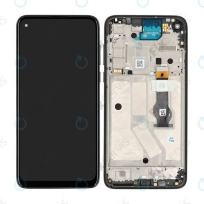 Motorola Moto G8 Power XT2041 - Ecran LCD + Sticlă Tactilă + Ramă (Negru) - 5D68C16142 foto