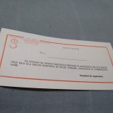 Cumpara ieftin INVITATIE SESIUNEA STIINTIFICA DE STUDII LITERARE /PERIOADA COMUNISTA /DEJ 1982