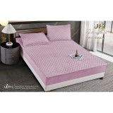 Cumpara ieftin Topper Saltea/Husa de pat matlasata si 2 fete de perne din catifea, cu elastic, model tip topper 160x200 - SPR514