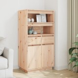 vidaXL Dulap &icirc;nalt, 60x40x116,5 cm, lemn masiv de pin