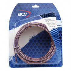 Cablu boxe ACV 51-225-010 Blister 10m, 2 × 2.5mm² (14AWG), Albastru