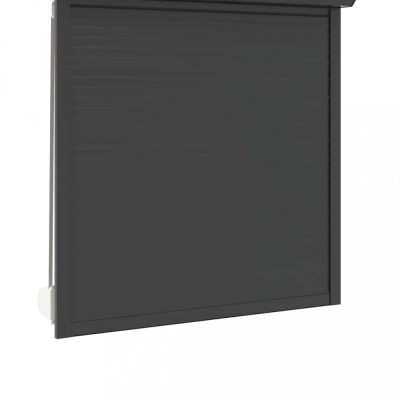 vidaXL Oblon rulant, antracit, 130 x 140 cm, aluminiu foto