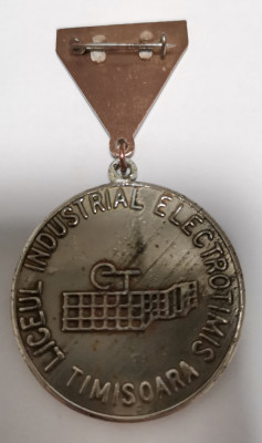 SV * Medalia LICEUL INDUSTRIAL ELECTROTIMIS Timișoara foto