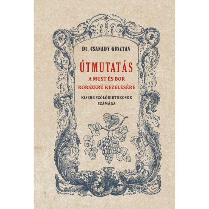 &Uacute;tmutat&aacute;s a must &eacute;s bor okszerű kezel&eacute;s&eacute;re - Dr. Csan&aacute;dy Guszt&aacute;v