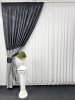 Draperie Byblos, negru&amp;amp;amp;argintiu