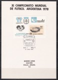 Argentina 1978 - Cupa Mondială de fotbal -Argentina, Finala Mica, carton special