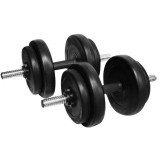 Cumpara ieftin Set Gantere Ciment inSPORTline DBS2181 2 x 3-10 kg FitLine Training