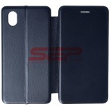 Husa Flip Samsung Galaxy A01 Core, Midnight Blue, Protectie Completa