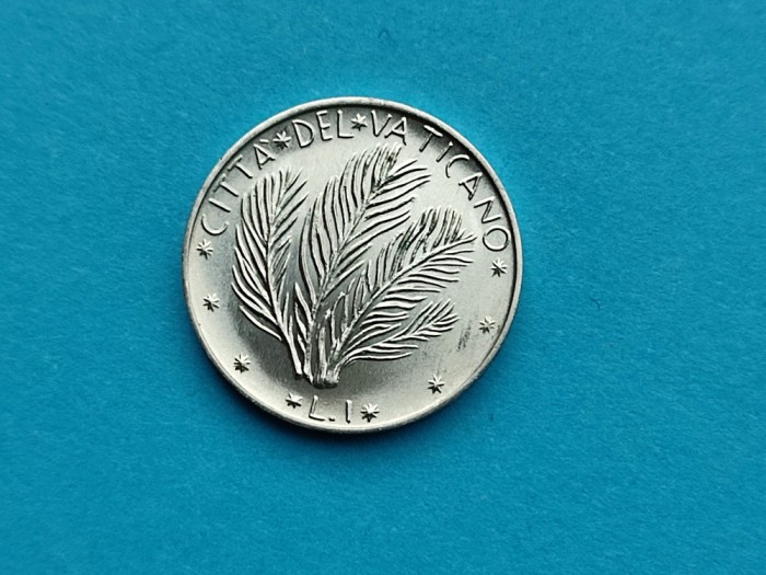 1 Lira 1970 Vatican-AUNC-UNC-RAR--in realitate arata bine!