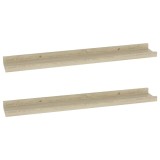 Cumpara ieftin Rafturi de perete 2 buc. Stejar Sonoma 60x9x3 cm