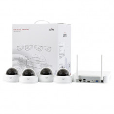 Kit Wireless 4 camere Dome 2MP + NVR - Uniview foto