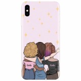 Husa silicon pentru Apple Iphone XS Max, Girls Support Girls