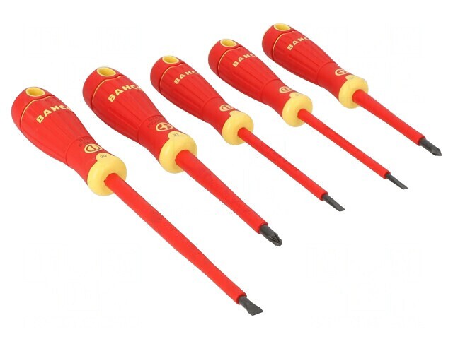 Kit Șurubelnițe Izolate BahcoFit 5 Buc.
