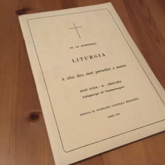 LITURGHIA SF IOAN GURA-DE-AUR IN AROMANA/ DI LA DUMNIDZAU LITURGIA... PARIS 1967