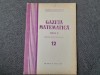 GAZETA MATEMATICA NR 12/1971