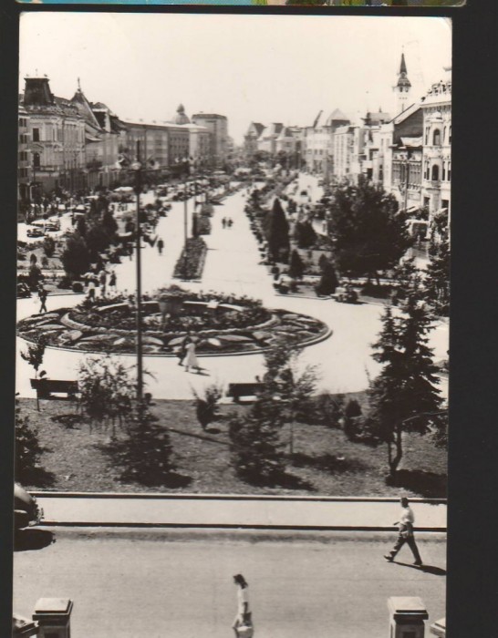 CPI B12332 CARTE POSTALA - TARGU MURES. PIATA TRANDAFIRILOR