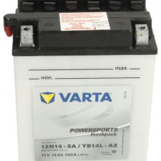 Baterie Moto Varta Powersports 14Ah 190A 12V YB14L-A2 VARTA FUN