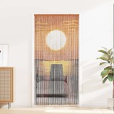 vidaXL Cortină pentru ușa de insecte multicolor 200 x 100 cm Bambus 42030048