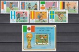 Cuba 1985 - Campionatul Mondial de Fotbal - Mexic 1986, Serie + Colita, MNH