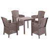 Set mobilier de grădină Dima 4+1 cappuccino