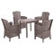 Set mobilier de grădină Dima 4+1 cappuccino