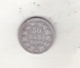 bnk mnd Romania 50 bani 1900, argint