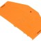 Placa extremitate despartitoare portocalie 281 - Dimensiuni 2,5x37x61,5mm