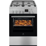 Aragaz combinat, Electrolux, LKK664201X, Gri
