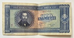 1000 lei 20 septembrie 1950 Bancnotă Rom&acirc;nia perioada RPR N Bălcescu