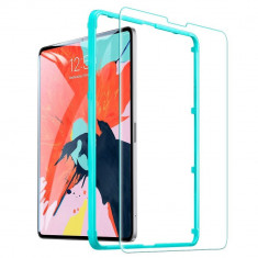 Folie Protectie Sticla ESR pentru iPad Air 3 2019, 10.5&amp;quot;, cu Rama de Montaj, Transparenta foto