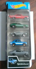 Machete HotWheels - 5-pack Fast and Furious 2019 set de 5 Hot Wheels